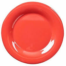 Yanco Wide Rim Round Plate MS-005RD is made from durable and reliable melamine material, which makes the plate look like ceramics. You can use this stylish plate to serve any dish you want. For example, you can use it for rice, noodles, appetizers or hot meals. The Milestone collection has an elegant and stylish design. Performed in orange red color With a wide rim, it will perfectly fit any restaurant environment.