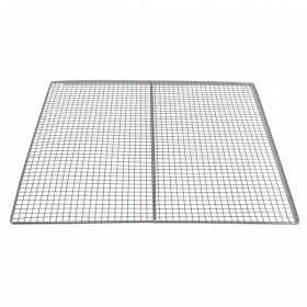 17-1/2" x 17-1/2" tube screen grate stanton trading, square, designed for baking applications, featuring a sturdy wire construction for optimal air circulation, ensuring even cooling and baking results.