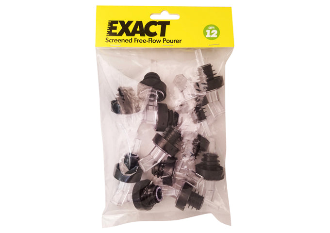 Benchmark USA's Exact Screened Free-Flow Pourer, 12 pcs/pack - Preventing Fruit Flies and Bugs