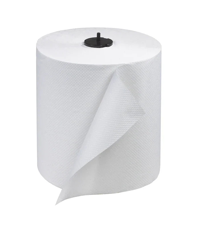 Tork 290080 Advanced Universal Matic White Hand Roll Towel 1 Ply Hardwound Towel 7.7 x 700' FT 6/case