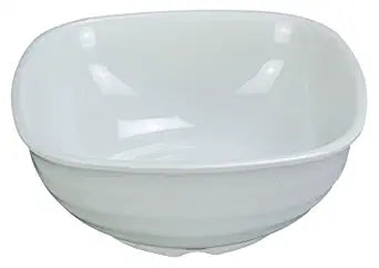 Yanco Square Bowl MD-708 This square-shaped bowl comes with a hefty 42 oz. capacity, making it ideal for serving all your favorite dishes in style. Measuring 8"L x 8"W x 3-1/2"H, this bowl is perfect for both individual servings and sharing. Made of high-quality melamine, this Milando Bowl is durable and dishwasher safe, making it easy to clean and maintain. The sleek and stylish white design makes it a great fit for any kitchen or dining table.