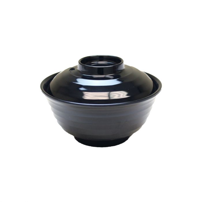 Thunder Group Soup Vegetable Bowl 12/Pcs is a Japanese-style dinnerware. Such elegant melamine bowls are perfect for serving miso soup, broth, soba, ramen, marinated or steamed vegetables, and other Asian dishes. Manufactured from a durable plastic material this 10 Oz Asian tableware is nearly unbreakable and heat resistant. It can hold boiling hot liquids but is not suitable for cooking and warming foods in a microwave or an oven.