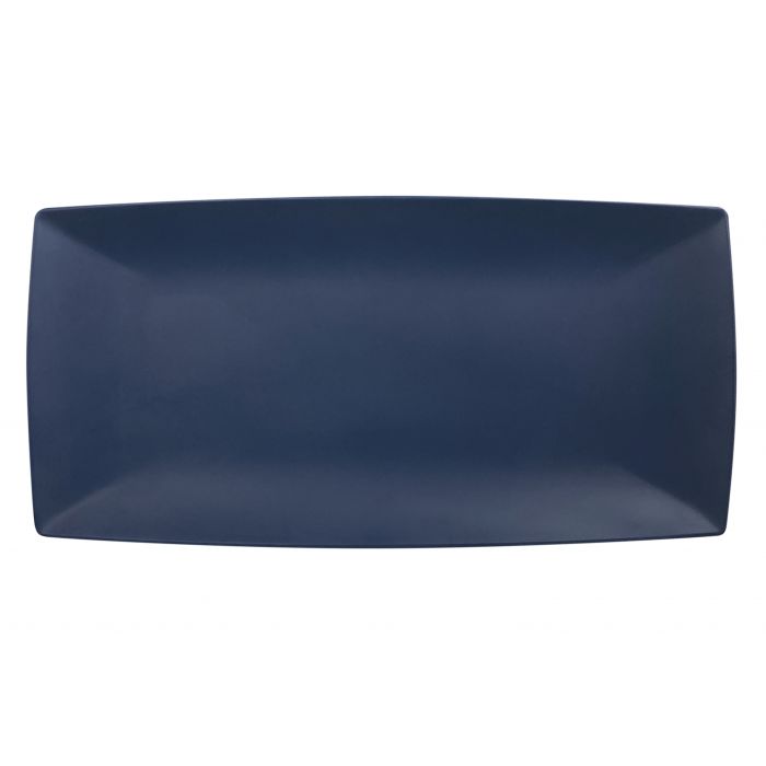 Thunder Group Rectangle Tray 12/Pcs is the perfect way to serve various dishes like appetizers, sides, slices of bread, or desserts for the entire table. This sleek rectangular tray from melamine is this non-toxic, exceptionally durable and will not get scratched or chipped even after extensive long-time use. Good for a catered event, busy restaurant or small cozy diners. Classic Stone Blue Western collection has a distinctive appearance featuring dinnerware with an elegant stone blue finish.