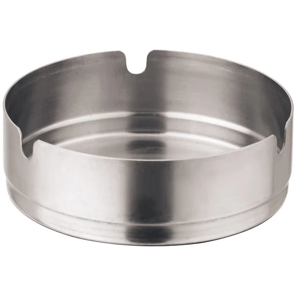 Winco SAS-4, 4" Diameter Stainless Steel Stacking Ash Tray