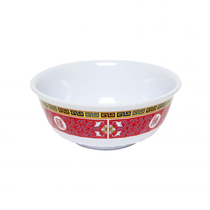 Thunder Group Swirl Bowl 12/Pcs is perfect for serving fruits, salads, noodles, rice-based dishes and other items of Asian cuisine for a whole table to share. This swirl bowl will bring oriental flare to your food presentation. Manufactured from a durable plastic material this bowl is extremely popular for its nearly unbreakable structure. However, with heat resistance of up to 212°F or 100°C, melamine is not suitable for cooking in a microwave or an oven.