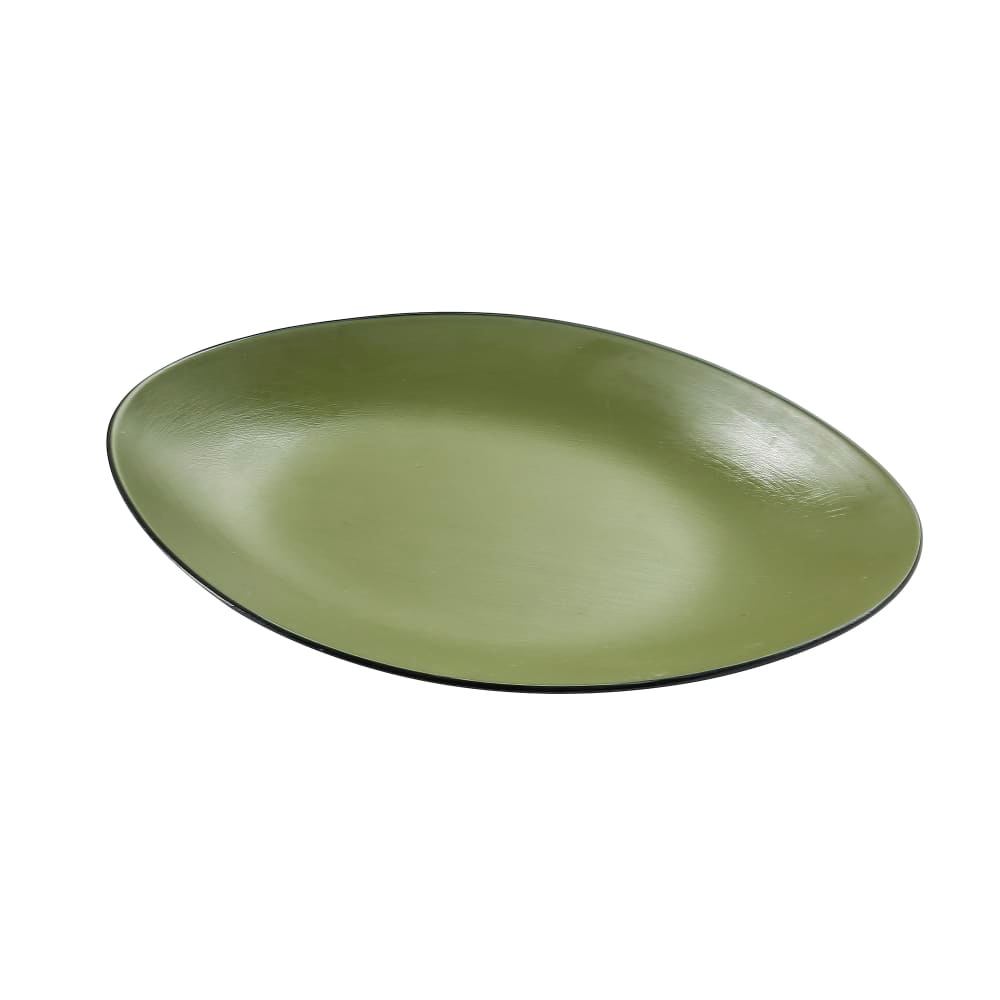 Yanco Deep Oval Plate BM-209GR is a stylish and versatile melamine bowl designed for both casual dining and entertaining. With its vibrant green color, it adds a pop of personality to any table setting. Crafted from durable, BPA-free melamine, this bowl is lightweight yet sturdy, making it perfect for outdoor gatherings or everyday use. Its generous size accommodates salads, snacks, or side dishes, while the sleek design ensures easy stacking for storage. Dishwasher safe for hassle-free cleanup, the Yanco B
