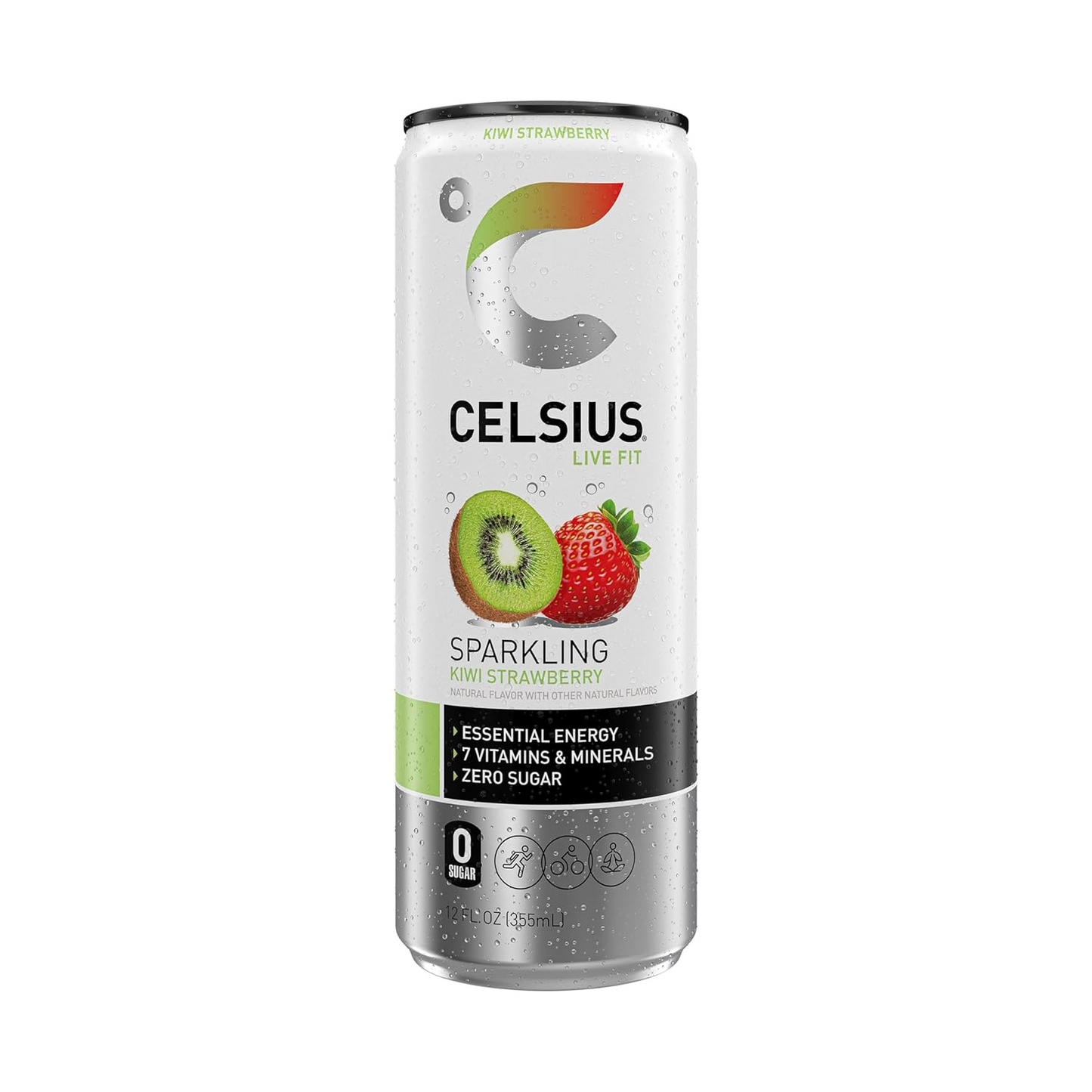 12oz Celsius Original Sparkling Kiwi Strawberry Energy Drink 12 Pack