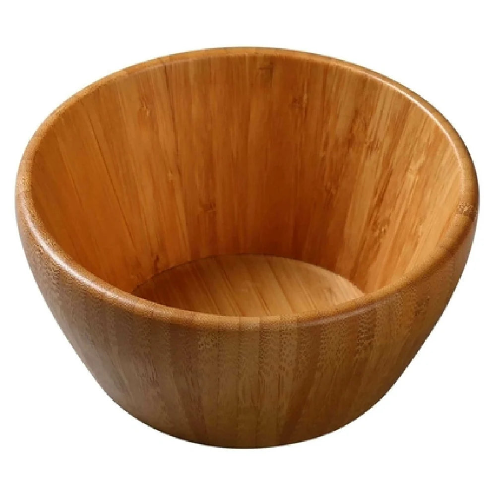 Yanco Small Salad Bowl BB-206 12/Pcs is a durable and eco-friendly serving solution, ideal for restaurants, catering events, and home dining. Made from high-quality bamboo, this 30 oz round bowl offers a natural aesthetic while ensuring strength and longevity. With a 6.5-inch diameter and a 3-inch height, it provides ample space for serving generous portions of salads and side dishes.