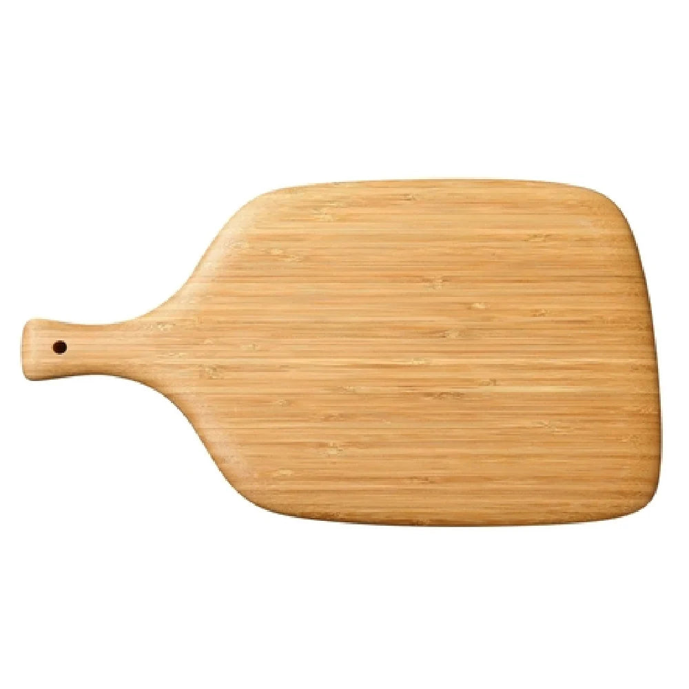 Yanco BB-315 is a durable and stylish serving solution designed for professional and home kitchens. Crafted from high-quality bamboo, this 15" x 8.25" rectangular board features a convenient handle for easy maneuverability, making it ideal for serving appetizers, charcuterie, and main courses. Its natural finish enhances food presentation, while its sturdy construction ensures long-lasting use in high-traffic foodservice environments.