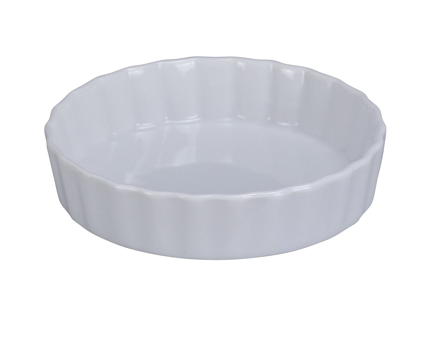 Yanco Quiche Dish BK-610 is a refined and versatile addition to any professional or home kitchen. Crafted from high-quality American white porcelain, this dish is designed for both baking and serving, ensuring an elegant presentation for quiches, tarts, and other baked delicacies. Its smooth glaze finish enhances durability, while the classic round shape adds sophistication to any table setting.