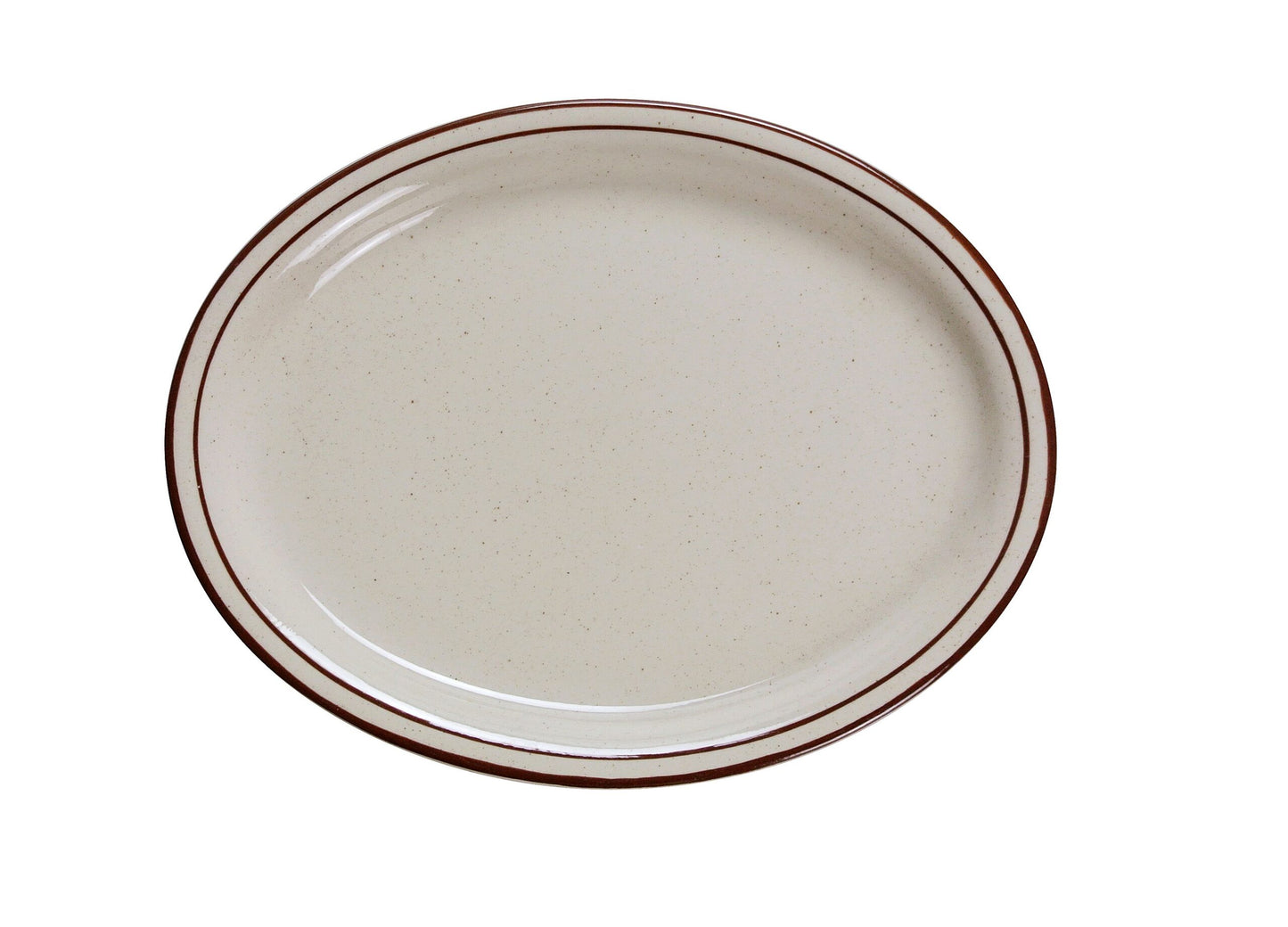 Yanco Platter BR-12 is a stylish and durable choice for serving a variety of dishes. Crafted from high-quality porcelain with a smooth glaze finish, it offers excellent resistance to mechanical damage and temperature changes. Featuring an elegant speckled design, this platter enhances food presentation, making it perfect for serving appetizers, entrées, and shared dishes.