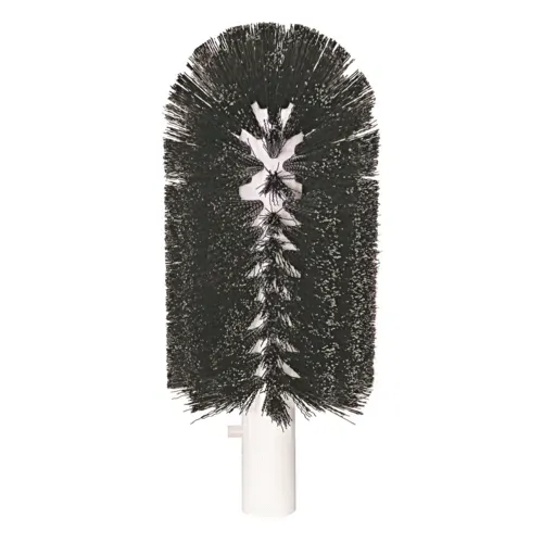 6" Slotted Brush 6/Pack features a densely filled dome top that prevents glasses from being chipped or cracked. Boasting black polyester bristles, this brush removes stubborn lipstick stains and food items like pulp. Plus, a full, rounded head prevents chipping while thoroughly cleaning your glasses.