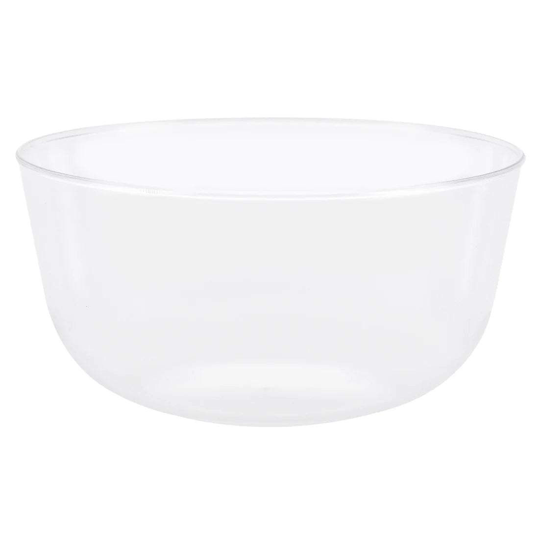 Elegant 24oz Bespoke Clear Bowl designed for serving salads, fruits, or sides; blends seamlessly with any table décor for formal events or casual dining.