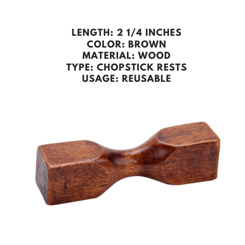 wooden chopstick rest