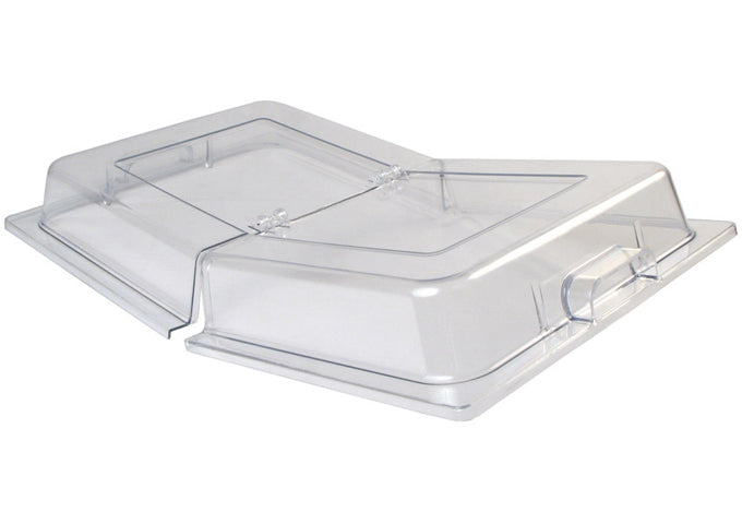 Winco C-DPFH Polycarbonate Hinge Opening Full-size Dome Cover