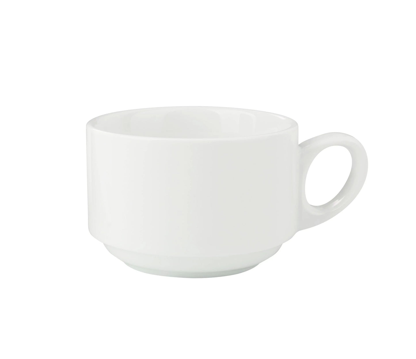Yanco Stackable Cup CA-001 is a practical and stylish addition to any food service establishment. Crafted from durable porcelain with a smooth white finish, this 7 oz cup is designed for daily use in hotels, restaurants, and cafés. Its stackable design ensures efficient storage, making it ideal for high-traffic environments. The cup is both microwave and dishwasher safe, allowing for easy reheating and hassle-free cleaning.