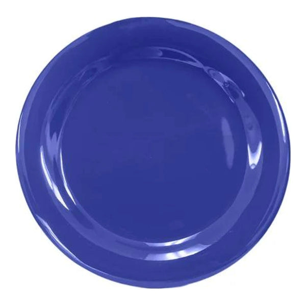 Thunder Group Narrow Rim Plate 12/Pcs embodies the look of ceramic tableware but is much more durable and affordable. This narrow rim round plate is of shatter resistant quality. It is constructed out of a heavy-duty commercial weight melamine, surpassing the restaurant and health safety standards. The plain design with a narrow rim and saturated purple color make this melamine plate suitable for a variety of occasions and all kinds of establishments.