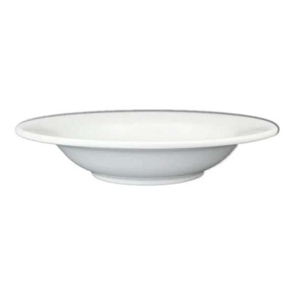 Thunder Group Wide Rim Salad Bowl 12/Pcs Its color and design will complement any of your dishes. Wide rim makes it easy to mix in and hold to. This salad bowl is simple yet ceramics looking. The 8 oz. capacity makes it a perfect option for various side dishes. This bowl is made of heavyweight melamine that is hard to break or chip but easy to clean. Such tableware is long-lasting and affordable. It is non-toxic, BPA free, NSF listed. Not for use in a microwave.