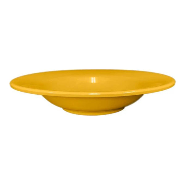Thunder Group Wide Rim Salad Bowl 12/Pcs Its color and design will complement any of your dishes. Wide rim makes it easy to mix in and hold to. This salad bowl is simple yet ceramics looking. The 8 oz. capacity makes it a perfect option for various side dishes. This bowl is made of heavyweight melamine that is hard to break or chip but easy to clean. Such tableware is long-lasting and affordable. It is non-toxic, BPA free, NSF listed. Not for use in a microwave.