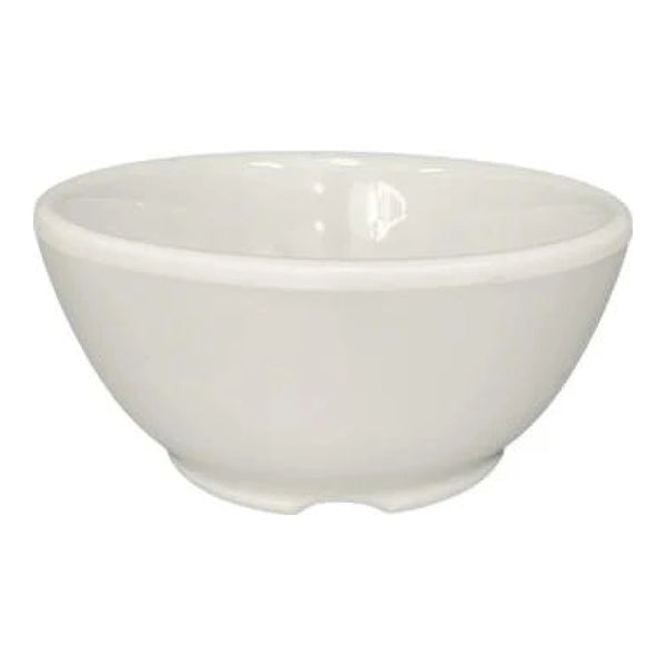 Thunder Group Soup Bowl 12/Pcs will definitely add aesthetic appeal to your meal service. It is compact and capacious. A deep structure will keep hot liquids inside and prevent spills. It is especially good if there are young children among the regulars of your establishment. They eat slowly, and such bowl prevents fast cooling of your soups. Manufactured from melamine, this bowl is extremely durable and will not get scratched from frequent use. Non-toxic, NSF approved. Commercial dishwasher safe.