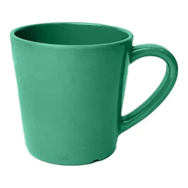 Thunder Group Mug/Cup 12/Pcs is perfect for an ice-tea or hot coffee. Whether you're serving cold or hot beverages, the 7 Oz cup will suit your guests needs perfectly. This cup can go with any table setting. A comfortable handle offers a perfectly balanced grip. Design of his cup is perfect for canteens, coffee shops, and catered events. It is lightweight for easy handling. This break-resistant non-toxic melamine cup is dishwasher safe and can withstand a wide range of temperatures.