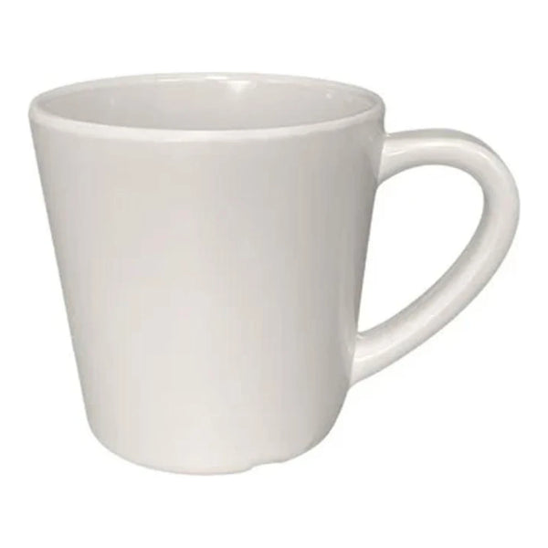 Thunder Group Mug/Cup 12/Pcs is perfect for an ice-tea or hot coffee. Whether you're serving cold or hot beverages, the 7 Oz cup will suit your guests needs perfectly. This cup can go with any table setting. A comfortable handle offers a perfectly balanced grip. Design of his cup is perfect for canteens, coffee shops, and catered events. It is lightweight for easy handling. This break-resistant non-toxic melamine cup is dishwasher safe and can withstand a wide range of temperatures.