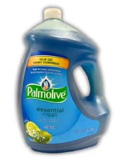 Palmolive Salt & Citrus Dish Liquid, 4.27 L (145 fl oz) bottle, cuts grease and cleans dishes with a fresh citrus scent and natural salt formula.