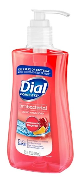 Dial Pomegranate & Tangerine Hand Soap, 7.05 oz bottle