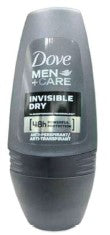 Dove Men Invisible Dry Roll-On Deodorant, 50 mL bottle