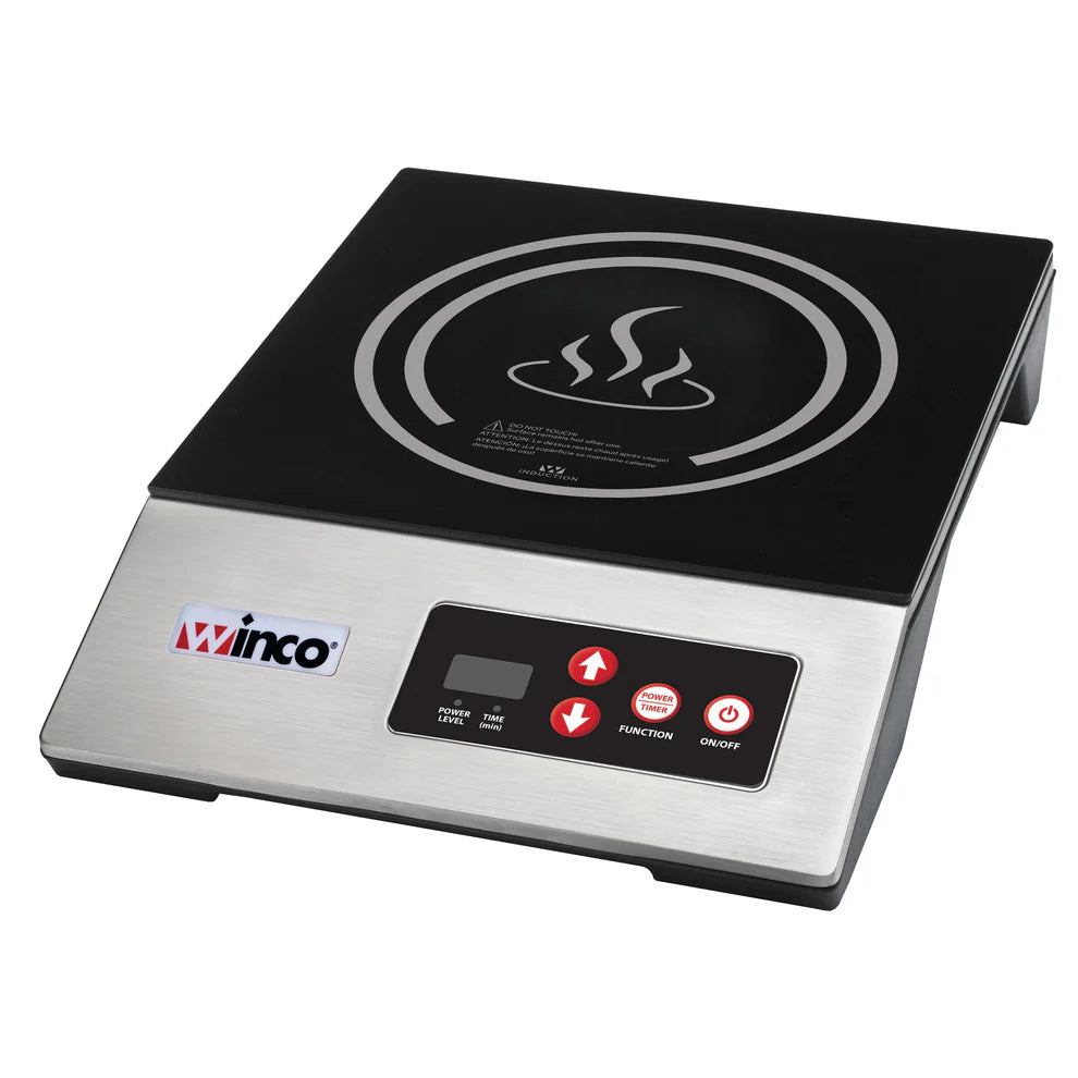 Winco EIC-400E, 120V 1800W Commercial Countertop Induction Range