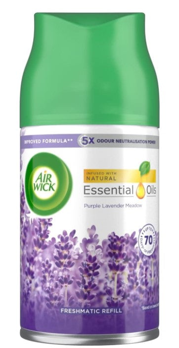 Air Wick Freshmatic Refill Purple Lavender Meadow 250ml automatic air freshener spray