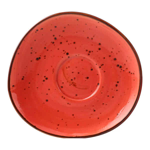 Yanco Saucer LY-002CR is designed to perfectly complement Lyon porcelain cups, adding elegance to any table setting. Crafted from high-quality porcelain with a sleek color-glazed finish, this saucer is a durable and stylish choice for fine-dining restaurants, cafeterias, catered events, and hotels. Its sturdy construction ensures reliability in high-traffic food service environments. This saucer is dishwasher, oven, and microwave safe, providing convenience for commercial and personal use.