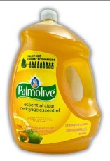 Palmolive Lemon Zest Dish Liquid, 4.27 L (145 fl oz) bottle, cuts grease and cleans dishes with a fresh lemon scent.