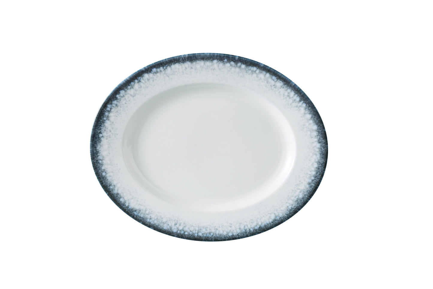 Yanco Oval Plate MR-212 offers a sleek, modern silhouette enhanced by a refined midnight blue rim. Its gently curved oval shape provides a sophisticated platform for serving appetizers, small entrees, or desserts. Crafted from durable porcelain, this plate is both stylish and versatile—ideal for contemporary dining environments that value both form and function.