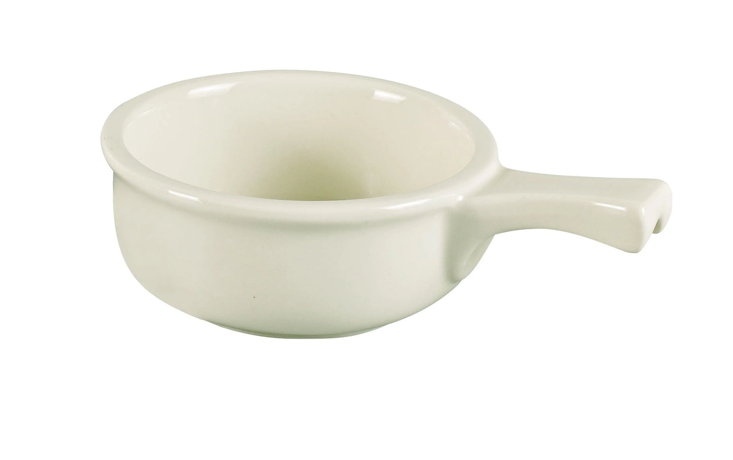 Yanco Onion Soup Crock OS-15-P is a practical and stylish choice for serving and preparing French onion soup, chili, stews, and more. Crafted from high-quality porcelain, this crock features an oven-safe design, allowing you to bake and serve in the same dish. Its large handle ensures a comfortable grip, making it easy to transport and serve hot meals. Perfect for cafes, diners, and dining halls, this soup crock offers both durability and elegance.