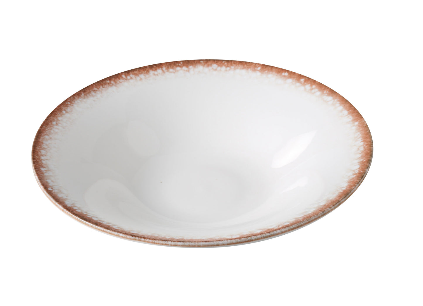 Yanco Soup/Salad Plate PR-410 blends rustic charm with generous functionality. Featuring a warm brown rim and smooth white center, this 22 oz plate is perfect for serving hearty soups, fresh salads, or grain bowls. Crafted from durable porcelain with a glazed finish, it offers both beauty and resilience, making it a standout addition to the Porto collection for restaurants, cafes, and catered service.