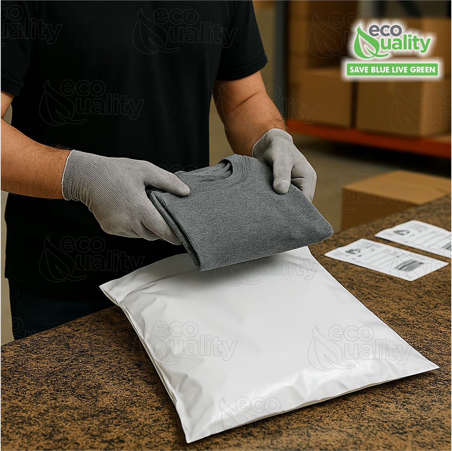 24x24 Large White Postal Poly Shipping Bags - Envelope Mailer with Self Adhesive, Waterproof and Tear-Proof