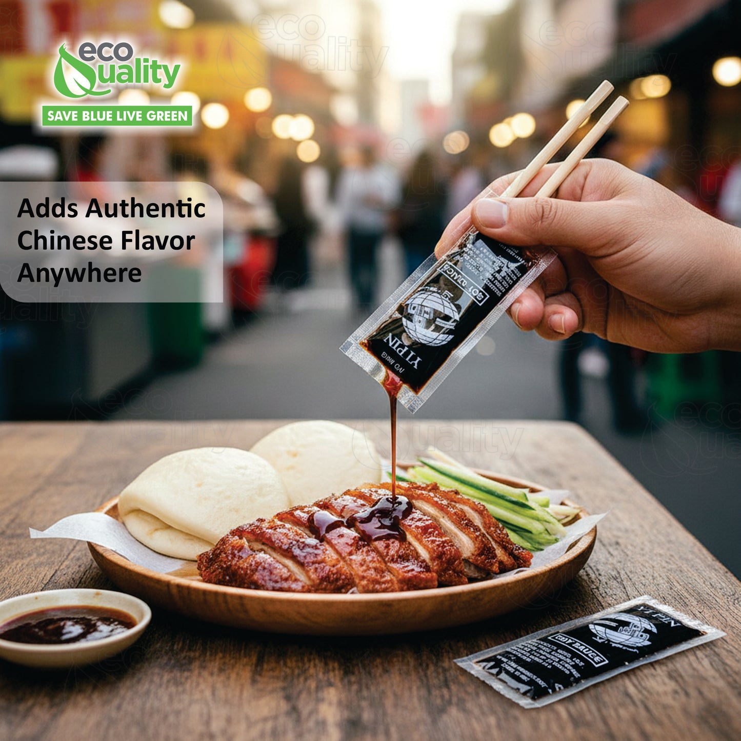 Yi Pin Chinese Soy Sauce Take Out Delivery Packets 8 Grams Per Packet No MSG Gluten Free