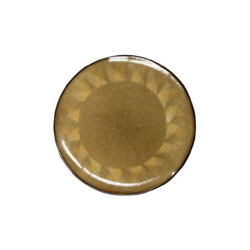 C.A.C. Yaxha Plate 10 1/2" – Durable and elegant porcelain plate, ideal for restaurants, hotels, and catering. SKU: RSCAC-112003-16.