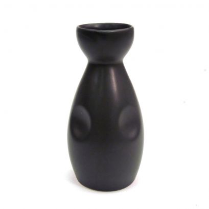 C.A.C. 6oz Wine Pot – Non-Glare Black porcelain, chip-resistant and elegant, perfect for sake and wine service. Sold 36 per case. SKU: RSCAC-666-WP-BLK.