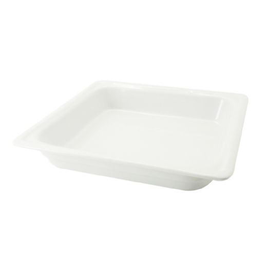 C.A.C. 2/3 GN Pan, 12 3/4". Heavy-duty, versatile pan for commercial kitchens, buffets, and catering. 4/Case. SKU: RSCAC-BF-203.