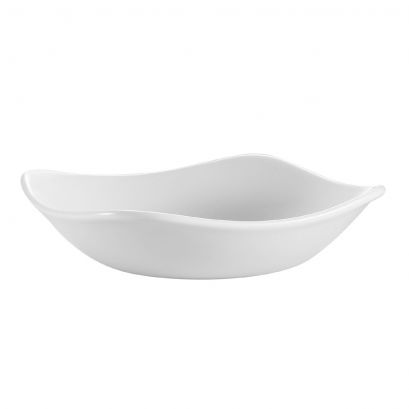 C.A.C. 9" Coupe Square Bowl – 40oz capacity, durable porcelain bowl for large portions of salads, pasta, soups, and sides. SKU: RSCAC-COP-B9.