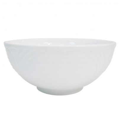 C.A.C. Nappie 15oz, 5 3/4" white porcelain dish. SKU: RSCAC-CRO-15.