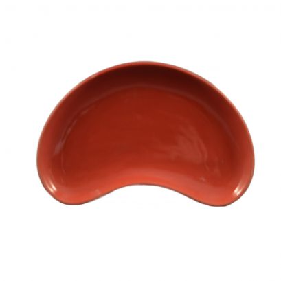 C.A.C. Crescent Shape Salad Plate in Red – 8 3/4" – case of 36 – SKU RSCAC-CRS-8-R.