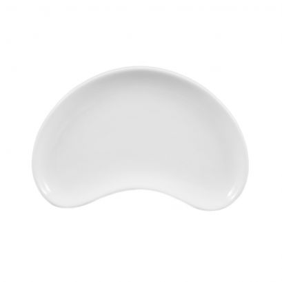 C.A.C. Crescent Shape Salad Plate 8 3/4" white – case of 36 – SKU RSCAC-CRS-8.