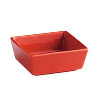 C.A.C. Red Square Bowl 5oz 3 1/2 Inches – SKU RSCAC-F-BW4-R