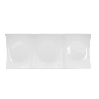 C.A.C. 3 Section Rectangular Platter 11 1/2" – SKU RSCAC-F-P3