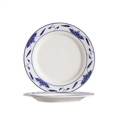 C.A.C. Plate 8 1/4" – Durable porcelain plate ideal for appetizers, salads, and desserts. Perfect for restaurants, hotels, and catering use. 36 per case. SKU: RSCAC-PLT-82.