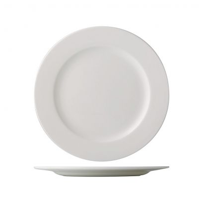 C.A.C. GDC-5 White Porcelain Bread & Dessert Plate – 5 1/2" – 36/Case