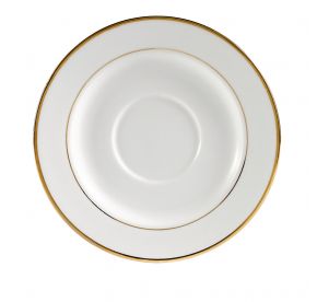 C.A.C. Saucer for GRY-1, GRY-23 – 5 3/4" durable porcelain saucer designed to pair with compatible cups. Perfect for restaurants, cafés, and catering services. 36 per case. SKU: RSCAC-GRY-SC5.75.